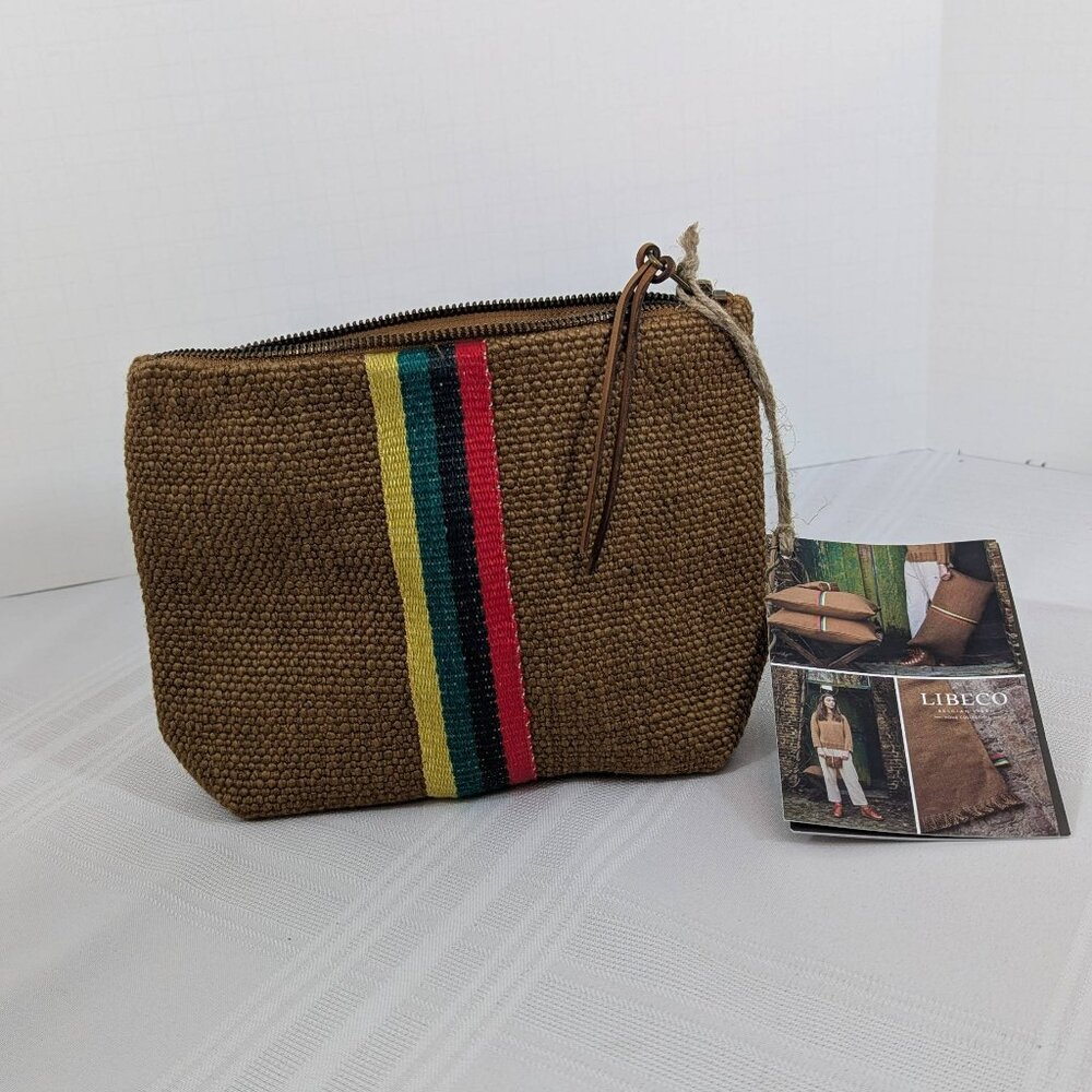 Libeco Belgian Linen Artisanal Pouch Purse - new with tags 9 in. x 6 in.